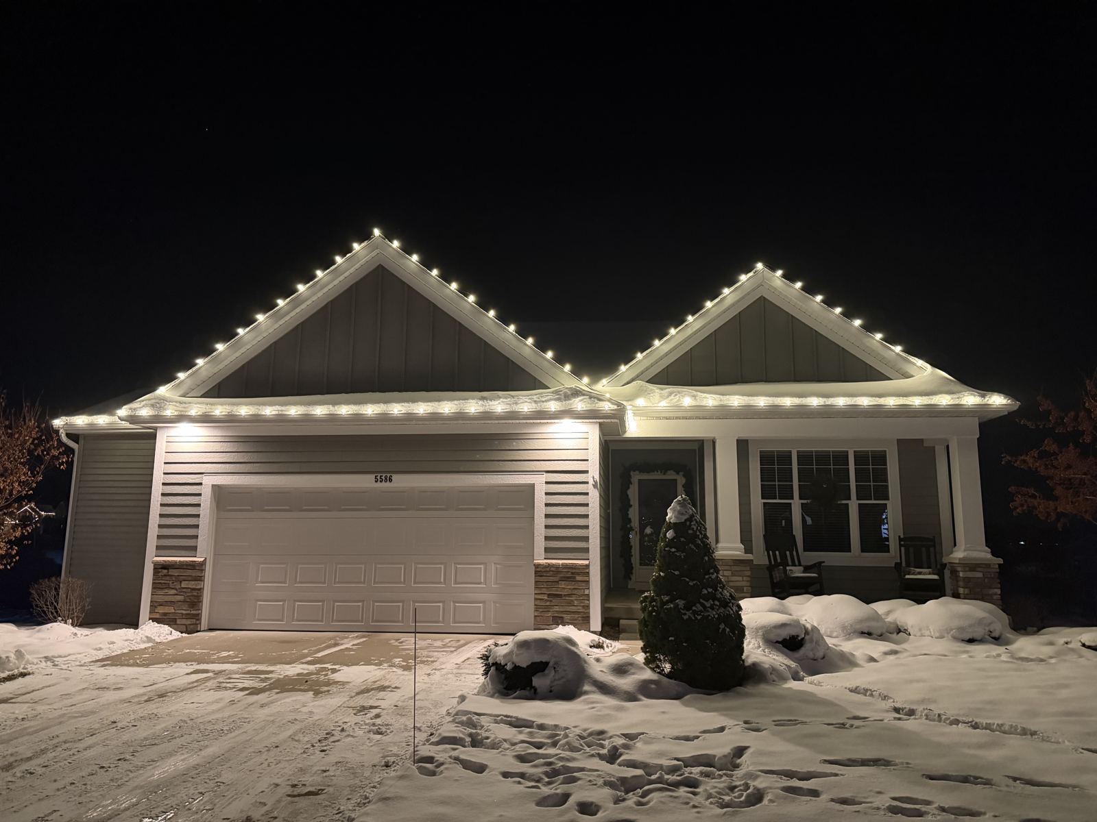 Christmas light installation Hudsonville, MI