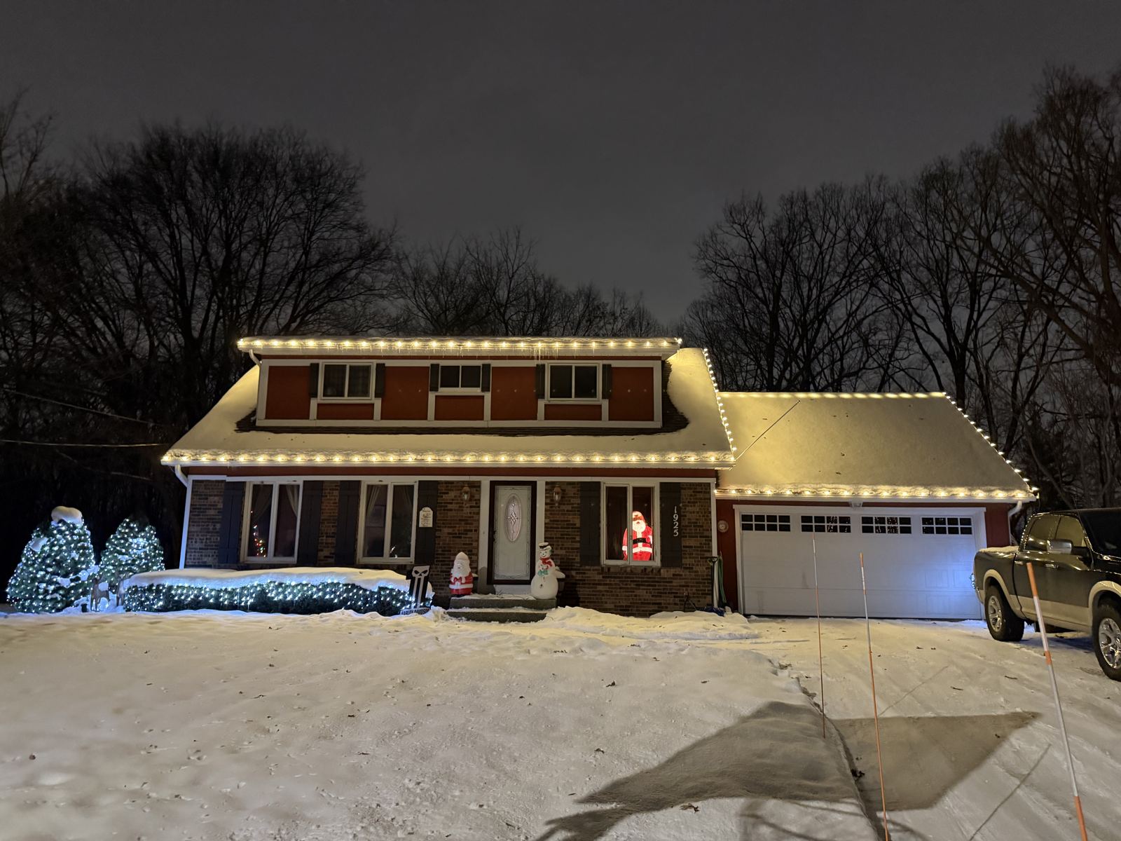 Christmas light installation West Michigan
