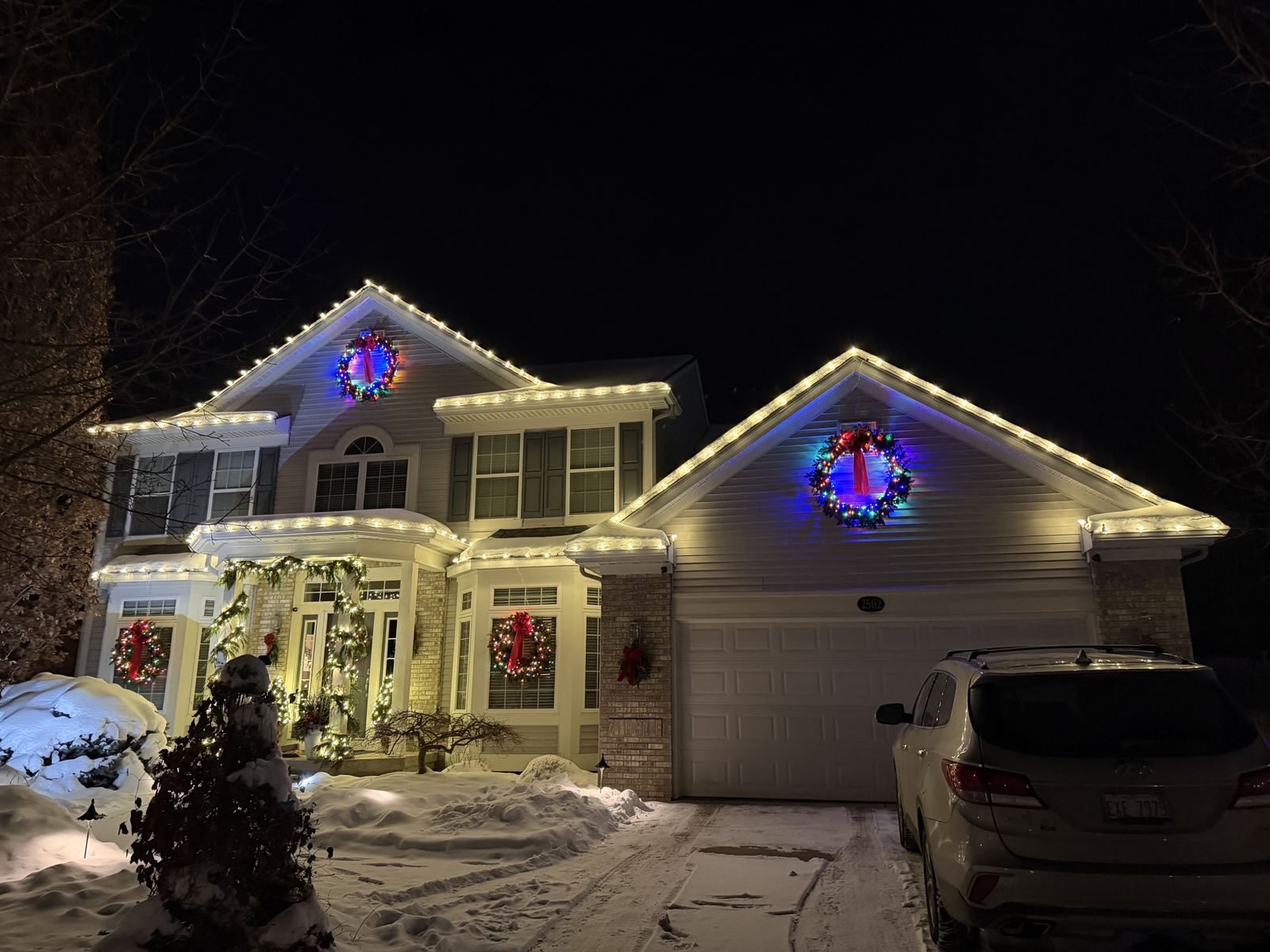 Christmas light installation East Grand Rapids, MI