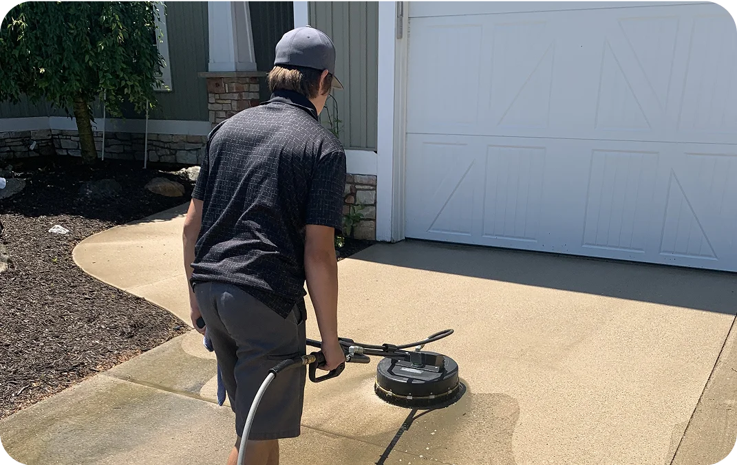 surface cleaning concrete driveway Allendale MI