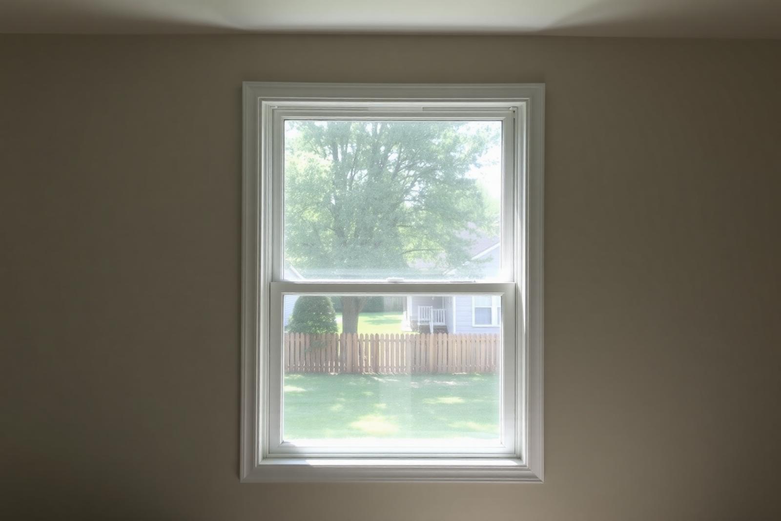PurePro technician cleaning windows on a Hudsonville home